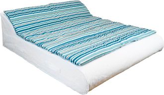 MX HOME Cubrecama para div&aacute;n de 2 plazas - Rayas azules