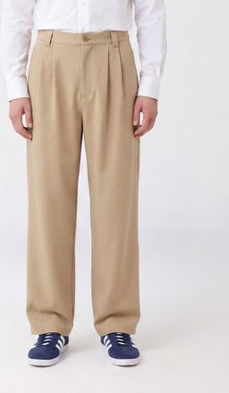 A.P.C. A. P.C. Pantaloni Ricky a gamba larga in cotone con pinces
