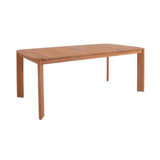 Sweeek Mesa de jard&iacute;n de madera de acacia, 6 plazas, natural
