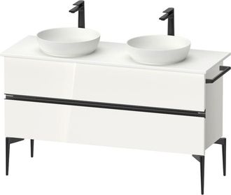 Duravit Sivida Consola Mueble Bajo Lavabo, 2 Cajones, Tirador - Duravit