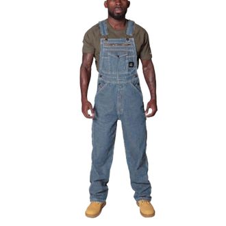 Generic Denim Dungarees Mens Casual Lightweight Slim Fit Bib Overall Blue Cowboy Rompers Fashion Loose Fit Hip Hop Fancy Dress Vintage Braces Cargo Trousers S