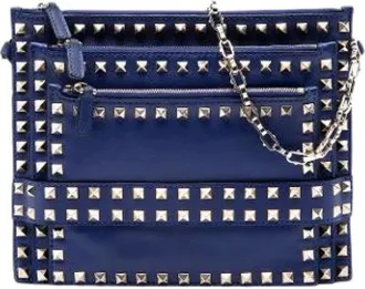 Valentino Pre-owned borse di pelle a tracolla - - Pre-owned - Donna - Blu - ONE SIZE