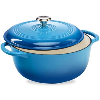 Best Choice Products 6 Quart Enamel Cast-Iron Dutch Oven, Heavy-Duty Cookware w/ Dual Handles, Lid