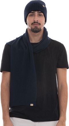 Woolrich Set Sciarpa e Cappello Blu Woolrich Uomo