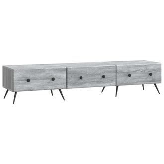 vidaXL Mueble De Tv Con Caj&oacute;n Gris Sonoma 147 X 34,5 X 30 Cm Vidaxl