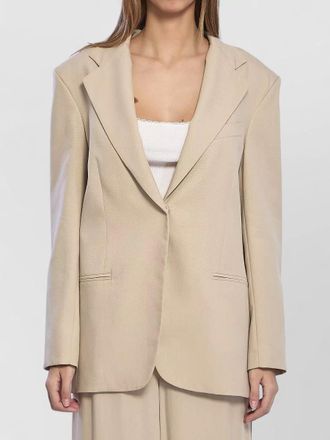 Federica Tosi tencel oversized blazer
