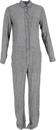 Isabel Marant Etoile Buttoned Jumpsuit in Grey Wool