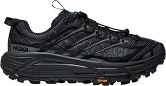 Hoka One One Mafate Three 2 Wordmark - Heren - Outdoorschoenen - Zwart - 42 1/2 EU - Tweed - Fitness