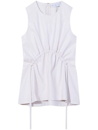 Proenza Schouler Top van imitatieleer - Wit