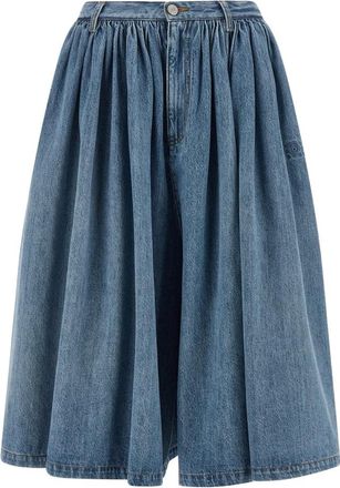 Maison Margiela Bermuda Shorts - Dames - Denim shorts - Blauw - XS - Katoen - Korte Broeken