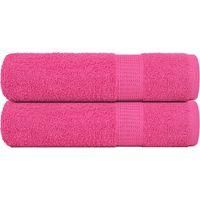 OEM Servilletas Frogn, Juego De 2, Rosa, 50 X 100 Cm, 360 G/m&sup2; - Crezuo