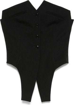 Alexander Wang Deconstructed Top - Womens - Wool/Viscose