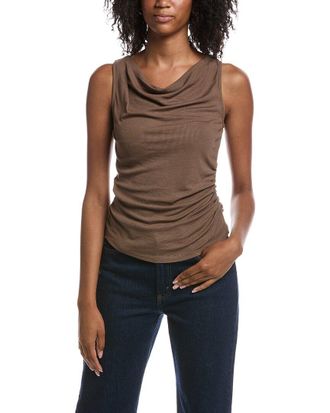 Michael Stars Jeanette Cowl Neck Tank Top