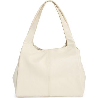 Lucky Brand Sue Leather Shoulder Bag in Bone Cow Pdm at Nordstrom Rack