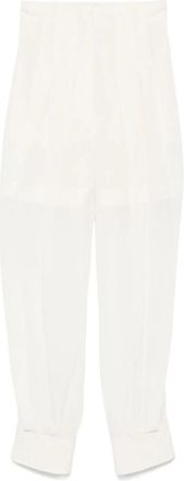 Philosophy di Lorenzo Serafini Broeken, Dames, Wit, M, Wol, Elegante Bianco Broek