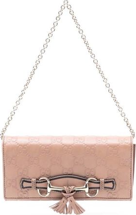 Gucci Pre-owned Gucci Guccissima Emily Wallet On Chain 295360A.496085