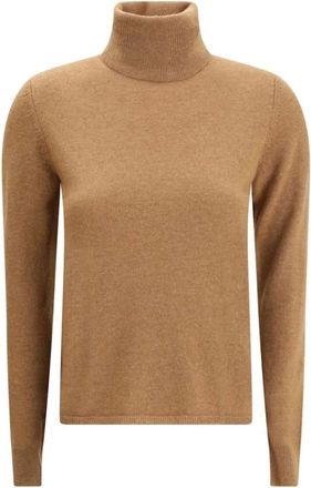 Max Mara Educata Turtleneck - Dames - Truien - Bruin - Maat: M Wol