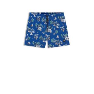 BOSS Printed swim shorts