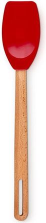 LE CREUSET Signature Silicone & Wood Spatula Spoon in Cerise at Nordstrom