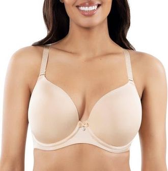 Affinitas Elise T-Shirt Bra in Bare at Nordstrom, Size 32Ddd