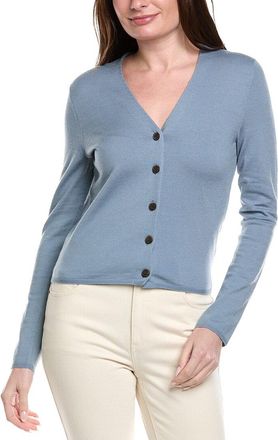 Vince Slim Button Wool-Blend Cardigan