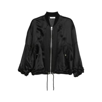 Co Bomber Jackets, female, Black, Size: S Sports Bomber