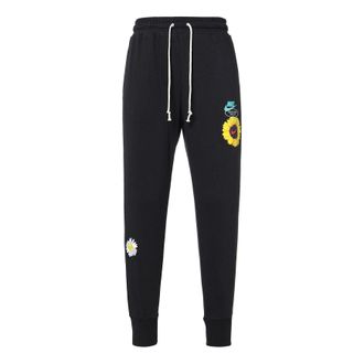 Nike Mens Nike Knit Embroidered Sports Pants/Trousers/Joggers Autumn Black DM5013-010