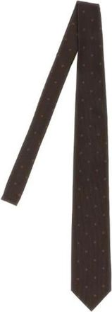 Tom Ford Polka Dot Zijden Stropdas - Heren - Stropdassen - Bruin - ONE Size - Accessoires