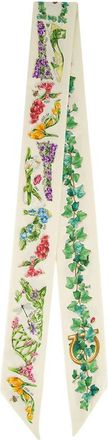 Ferragamo Eden Floral-print Silk Scarf