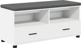 vidaXL Banco De Entrada 100 X 38 X 46 Cm Madera Ingenierizada Y Tela Vidaxl