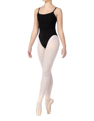 Bloch Franca Ruched Bodice Camisole Leotard In Black
