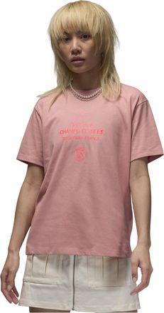 Nike Jordan (WMNS) Air Jordan Paris Saint-Germain T-Shirt Asia Sizing Rust Pink FV7749-612