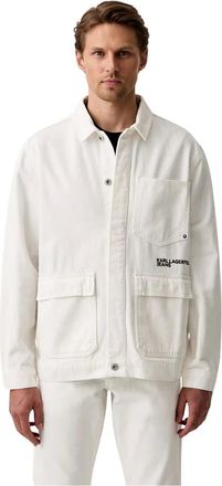 Karl Lagerfeld Uomo, Giacche, Bianco, XL, new