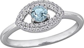 Rina Limor Silver 0.53 Ct. Tw. Lab-Grown Gemstone Ring