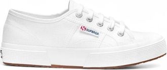 Superga Canvas Veters Rubberen Zool Sneakers - Heren - Sneakers - Wit - 36 EU - Schoenen