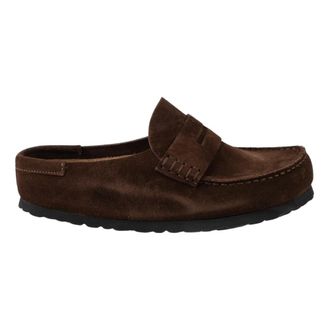 Birkenstock Naples Wrapped Smalle Pasvorm - Dames - Slip ons - Bruin - 37 EU - Leer - Schoenen