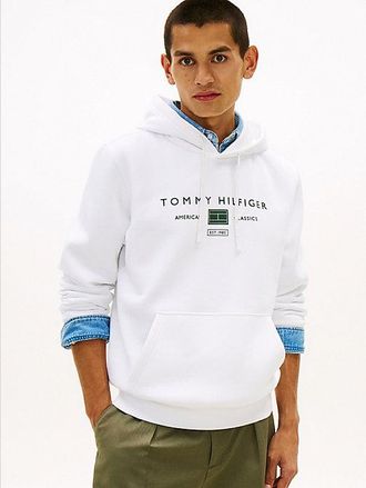Tommy Hilfiger Logo Terry Drawstring Hoody