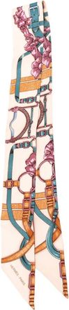 Herm&egrave;s Foulard Twilly Grand Manege in seta 1999-2020 - Bianco