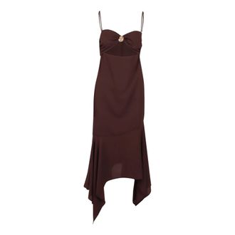 Baobab Baobab Collection, Party Dresses, female, Brown, Size: XS Dress with Asymmetric Side Details