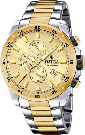 Festina F20562-1 Mens Timeless Chronograph Watch - Silver - One Size