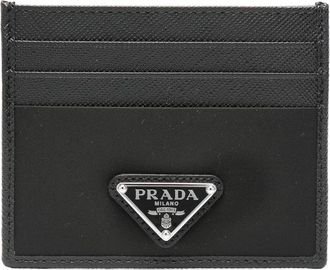 Prada Triangle-logo Leather Wallet