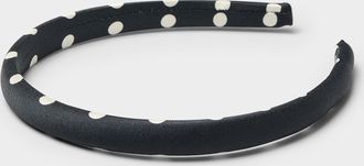 Simons Womens Contrast dot thin headband