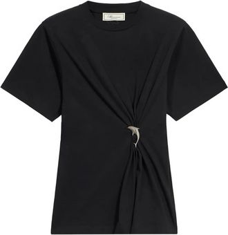Blumarine T-shirt con dettaglio - Nero