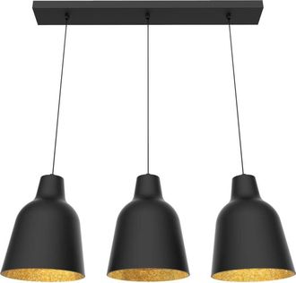 Lumicom Dong L&aacute;mpara De Techo Linear Negro Hoja