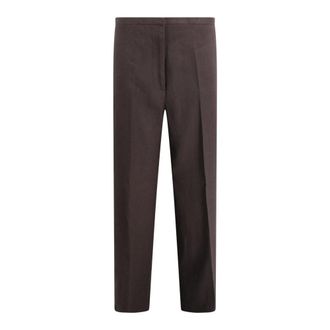 Alberta Ferretti Alberta Ferretti, Straight Trousers, female, Brown, Size: M Chinos