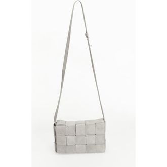 FURNIQ Hoxton Woven Suede Handbag in Beige at Nordstrom