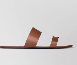 Saint Laurent babylone flat sole open toe sandals