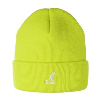 Kangol Gele Unisex Acryl Sweater - Dames - Hoeden - Geel - ONE Size - Accessoires