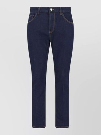 Pantaloni Torino cotton straight-leg jeans