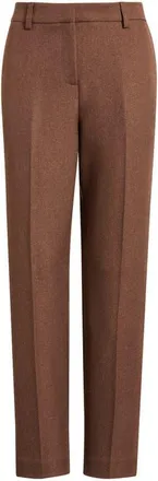 Tahari by ASL Classic Herringbone Pants in Walnut at Nordstrom, Size 16